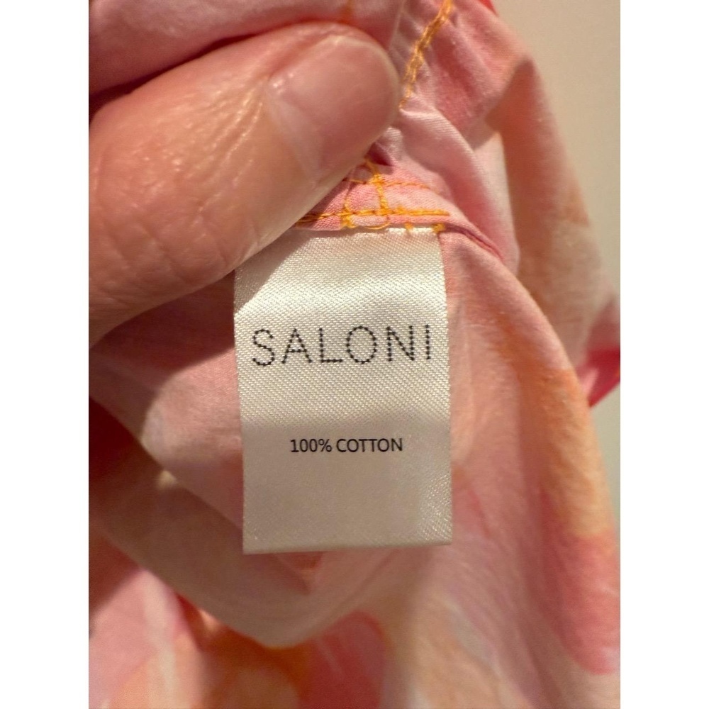 SOLD OUT SALONI Ashley-B Tunic Dress Sunset US 6 Geometric Bohemian Resort EUC - Picture 7 of 12